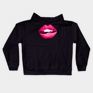 Watercolor Lips Kids Hoodie